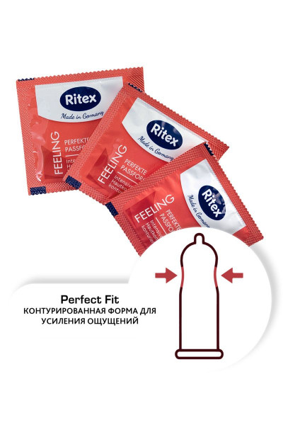 Презервативы анатомической формы с накопителем RITEX PERFECT FIT - 8 шт. Презервативы анатомической формы с накопителем RITEX PERFECT FIT - 8 шт.
