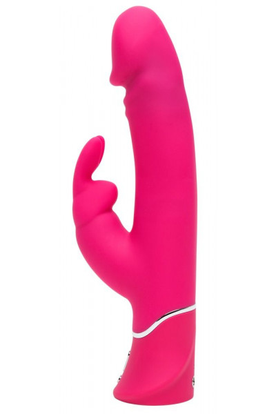 Розовый вибратор-кролик Realistic Dual Density Rechargeable Rabbit Vibrator - 25,5 см. Розовый вибратор-кролик Realistic Dual Density Rechargeable Rabbit Vibrator - 25,5 см.