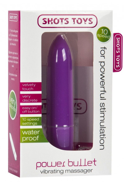 Фиолетовая удлинённая вибропуля Power Bullet Purple - 8,3 см. Фиолетовая удлинённая вибропуля Power Bullet Purple - 8,3 см.
