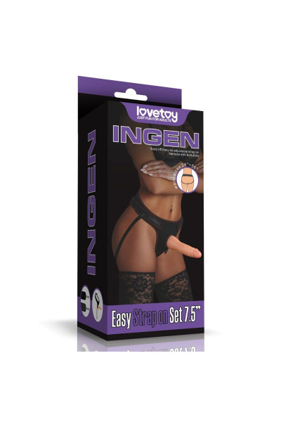 Женский страпон Easy Strapon Set 7.5 - 19 см. Женский страпон Easy Strapon Set 7.5 - 19 см.