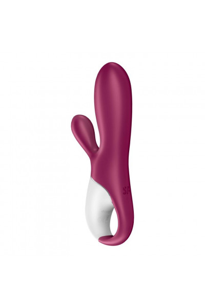Малиновый вибратор-кролик Hot Bunny с функцией нагрева - 17,5 см. Малиновый вибратор-кролик Hot Bunny с функцией нагрева - 17,5 см.