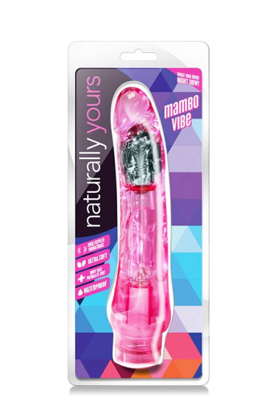 Розовый вибратор-реалистик Mambo Vibe - 22,8 см. Розовый вибратор-реалистик Mambo Vibe - 22,8 см.