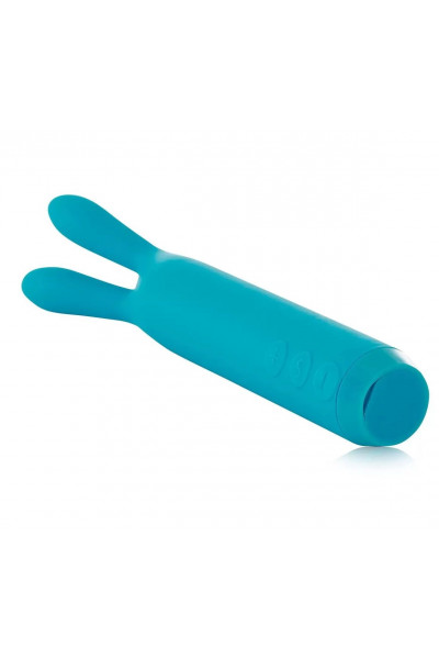 Голубой вибратор с ушками Rabbit Bullet Vibrator - 8,9 см. Голубой вибратор с ушками Rabbit Bullet Vibrator - 8,9 см.
