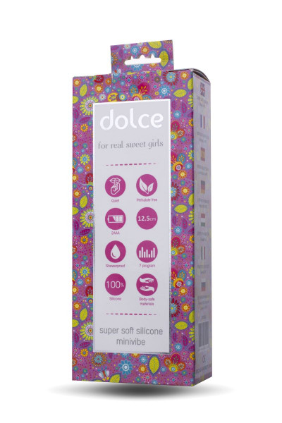 Розовый мини-вибратор Dolce Jaden - 12,5 см. Розовый мини-вибратор Dolce Jaden - 12,5 см.
