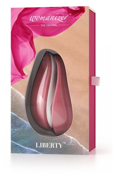 Розовый бесконтактный клиторальный стимулятор Womanizer Liberty Розовый бесконтактный клиторальный стимулятор Womanizer Liberty