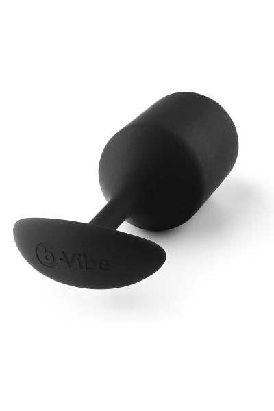Чёрная пробка для ношения B-vibe Snug Plug 4 - 14 см. Чёрная пробка для ношения B-vibe Snug Plug 4 - 14 см.