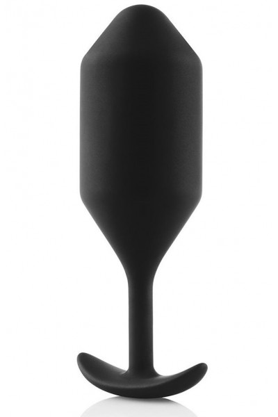 Чёрная пробка для ношения B-vibe Snug Plug 4 - 14 см. Чёрная пробка для ношения B-vibe Snug Plug 4 - 14 см.