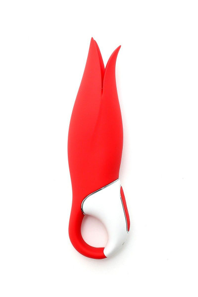 Красный вибратор Satisfyer Power Flower с лепестками - 18,8 см. Красный вибратор Satisfyer Power Flower с лепестками - 18,8 см.