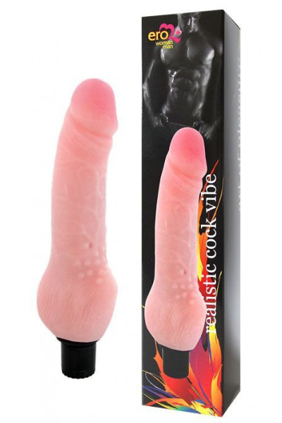 Вибратор телесного цвета Realistic Cock Vibe - 19,5 см. Вибратор телесного цвета Realistic Cock Vibe - 19,5 см.