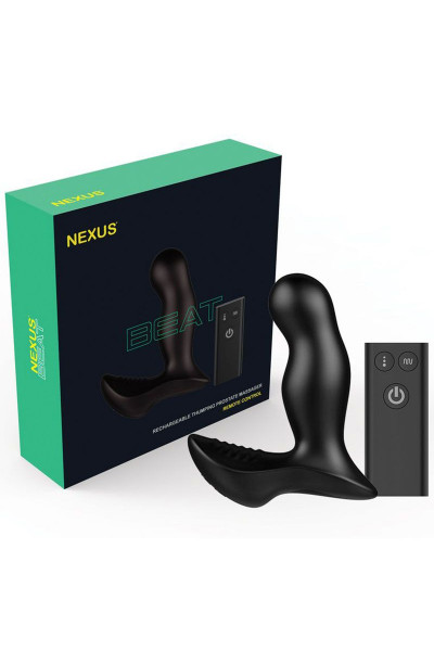 Черный вибромассажер простаты NEXUS Beat - 12 см. Черный вибромассажер простаты NEXUS Beat - 12 см.