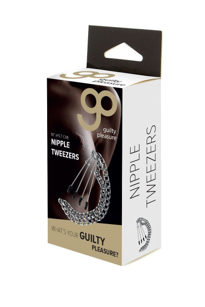 Зажимы на соски Nipple Tweezers с цепочкой Зажимы на соски Nipple Tweezers с цепочкой