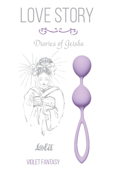 Сиреневые вагинальные шарики Diaries of a Geisha Сиреневые вагинальные шарики Diaries of a Geisha