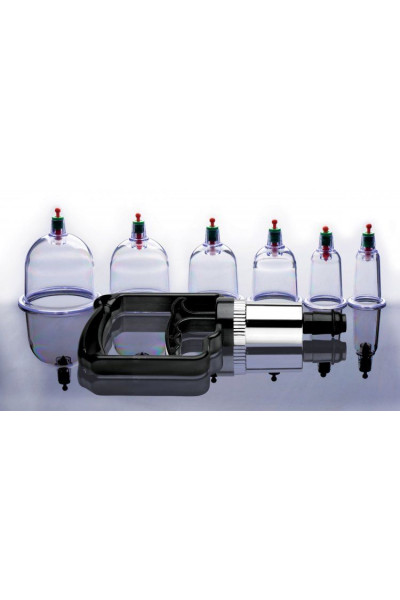 Набор помп для стимуляции Sukshen 6 Piece Cupping Set with Acu-Points Набор помп для стимуляции Sukshen 6 Piece Cupping Set with Acu-Points