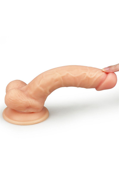 Телесный фаллоимитатор 8 The Ultra Soft Dude - 20 см. Телесный фаллоимитатор 8 The Ultra Soft Dude - 20 см.