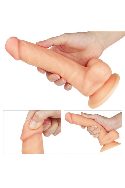 Телесный фаллоимитатор 8 The Ultra Soft Dude - 20 см. Телесный фаллоимитатор 8 The Ultra Soft Dude - 20 см.