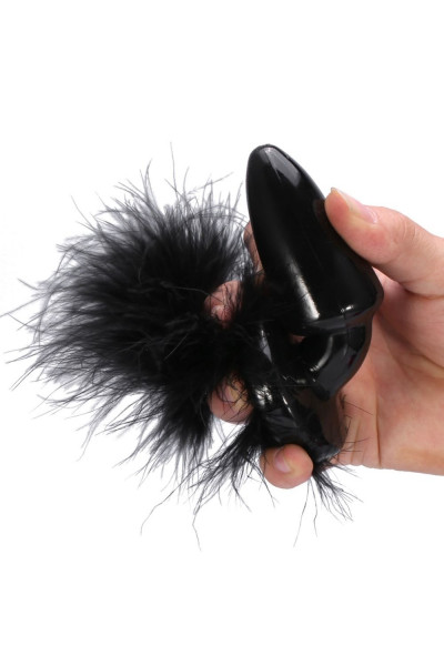 Пробка с хвостиком Black Bunny - 11 см. Пробка с хвостиком Black Bunny - 11 см.