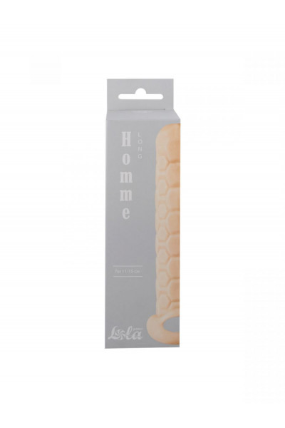Телесный фаллоудлинитель Homme Long - 15,5 см. Телесный фаллоудлинитель Homme Long - 15,5 см.