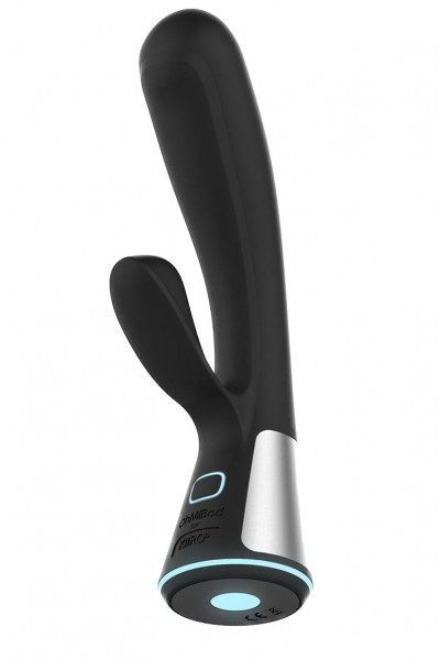 Чёрный интерактивный вибратор Kiiroo Ohmibod Fuse - 18 см. Чёрный интерактивный вибратор Kiiroo Ohmibod Fuse - 18 см.