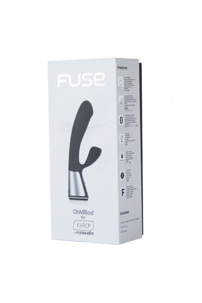 Чёрный интерактивный вибратор Kiiroo Ohmibod Fuse - 18 см. Чёрный интерактивный вибратор Kiiroo Ohmibod Fuse - 18 см.