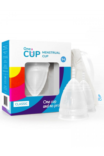 Набор из 2 менструальных чаш OneCUP Classic Набор из 2 менструальных чаш OneCUP Classic