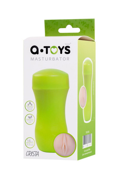 Мастурбатор-вагина A-Toys в зеленой колбе Мастурбатор-вагина A-Toys в зеленой колбе