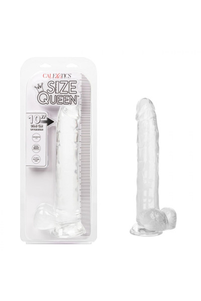 Прозрачный фаллоимитатор-гигант Size Queen 10 - 30,5 см. Прозрачный фаллоимитатор-гигант Size Queen 10 - 30,5 см.