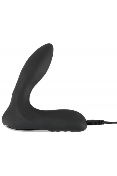 Черная анальная втулка с вибрацией и функцией расширения Inflatable Vibrating Prostate Plug Черная анальная втулка с вибрацией и функцией расширения Inflatable Vibrating Prostate Plug