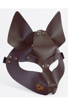 Коричневая маска Wolf