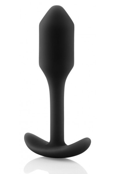 Чёрная пробка для ношения B-vibe Snug Plug 1 - 9,4 см. Чёрная пробка для ношения B-vibe Snug Plug 1 - 9,4 см.