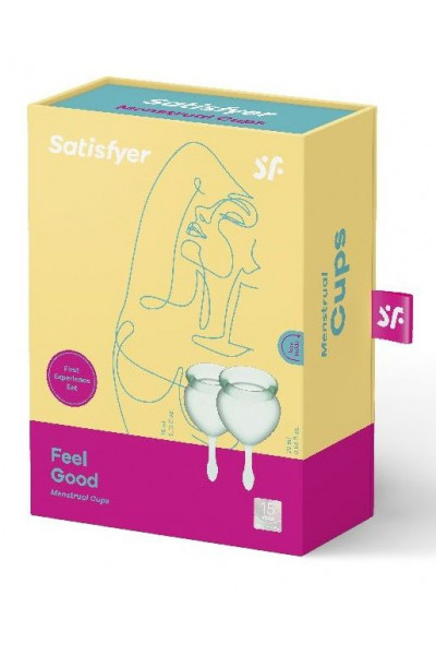 Набор зеленых менструальных чаш Feel good Menstrual Cup Набор зеленых менструальных чаш Feel good Menstrual Cup