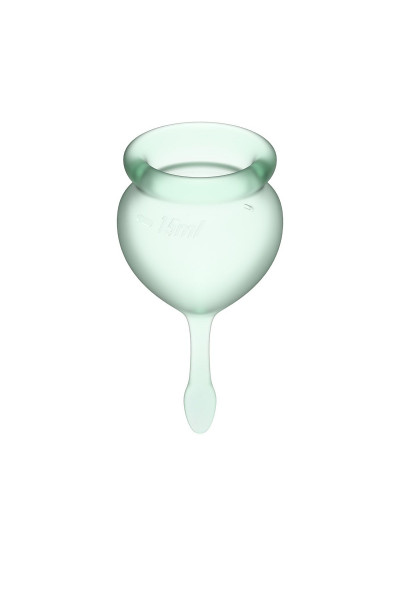 Набор зеленых менструальных чаш Feel good Menstrual Cup Набор зеленых менструальных чаш Feel good Menstrual Cup