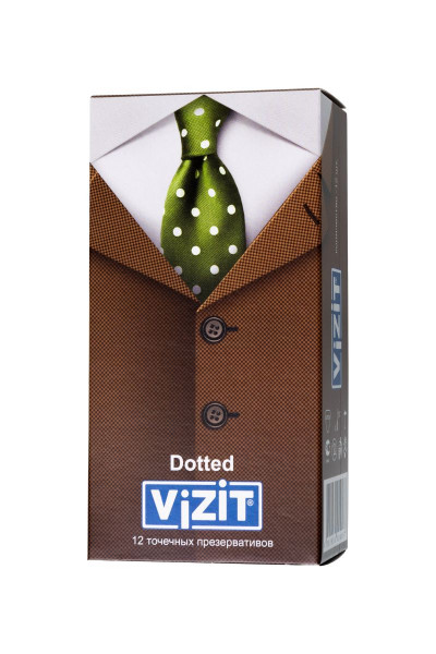 Презервативы с точечками VIZIT Dotted - 12 шт. Презервативы с точечками VIZIT Dotted - 12 шт.