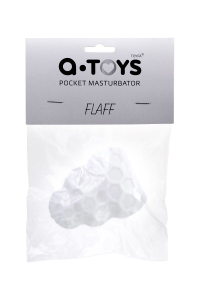 Белый рельефный мастурбатор Flaff Белый рельефный мастурбатор Flaff