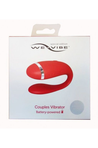 Красный вибратор для пар на батарейках We-Vibe Special Edition Красный вибратор для пар на батарейках We-Vibe Special Edition