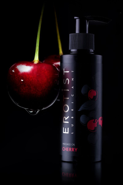 Массажное масло Erotist CHERRY с ароматом вишни - 150 мл. Массажное масло Erotist CHERRY с ароматом вишни - 150 мл.