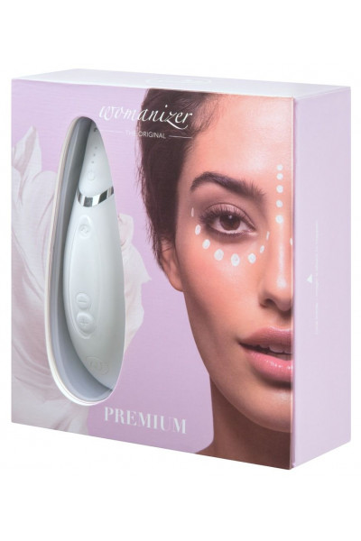 Белый бесконтактный клиторальный стимулятор Womanizer Premium Белый бесконтактный клиторальный стимулятор Womanizer Premium