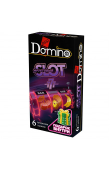 Ароматизированные презервативы DOMINO Фруктовый слот - 6 шт.