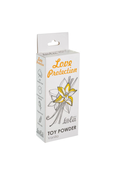 Пудра для игрушек Love Protection с ароматом ванили - 15 гр. Пудра для игрушек Love Protection с ароматом ванили - 15 гр.