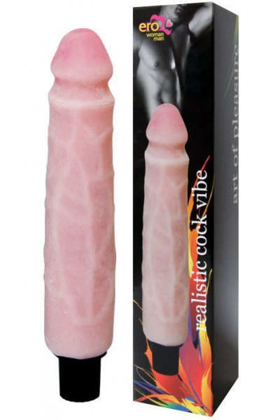 Вибратор Realistic Cock Vibe телесного цвета - 25,5 см. Вибратор Realistic Cock Vibe телесного цвета - 25,5 см.