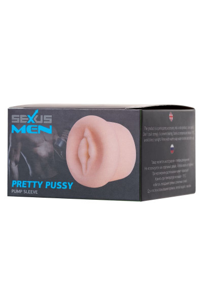 Телесная насадка-вагина на помпу PRETTY PUSSY Телесная насадка-вагина на помпу PRETTY PUSSY