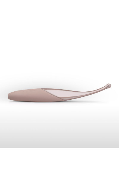 Розовый точечный вибромассажер Senzi Vibrator - 14,7 см. Розовый точечный вибромассажер Senzi Vibrator - 14,7 см.
