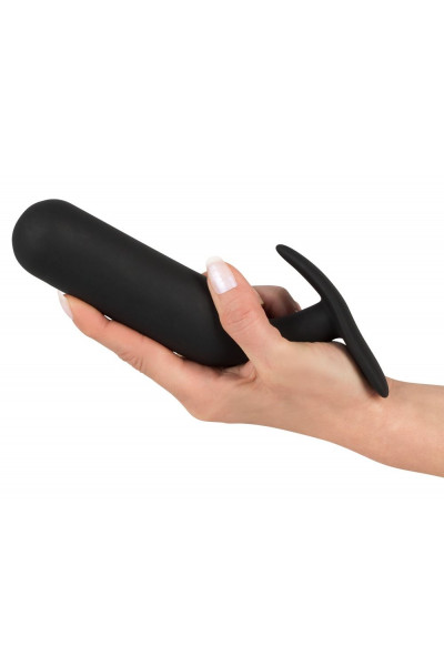 Черная утяжеленная анальная пробка Anal Trainer Medium - 18 см. Черная утяжеленная анальная пробка Anal Trainer Medium - 18 см.
