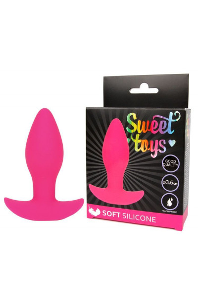 Розовая анальная втулка Sweet Toys - 8,5 см. Розовая анальная втулка Sweet Toys - 8,5 см.