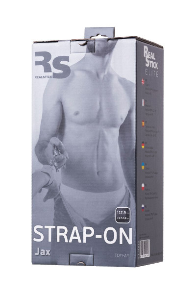 Телесный страпон на трусиках Realstick Jax - 17,9 см. Телесный страпон на трусиках Realstick Jax - 17,9 см.