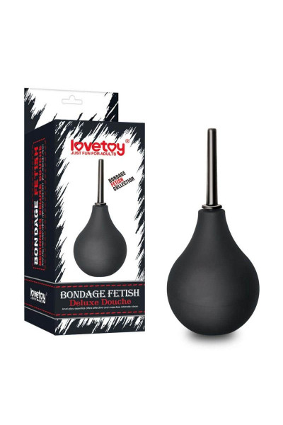 Черный интимный душ-спринцовка Bondage Fetish Deluxe Douche Черный интимный душ-спринцовка Bondage Fetish Deluxe Douche