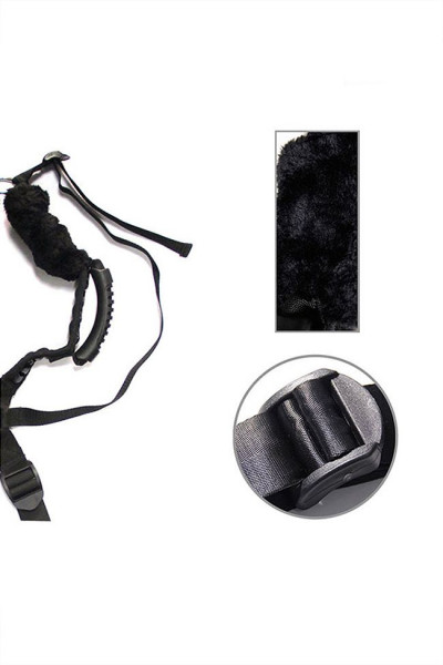Чёрный бондажный комплект Romfun Sex Harness Bondage на сбруе Чёрный бондажный комплект Romfun Sex Harness Bondage на сбруе