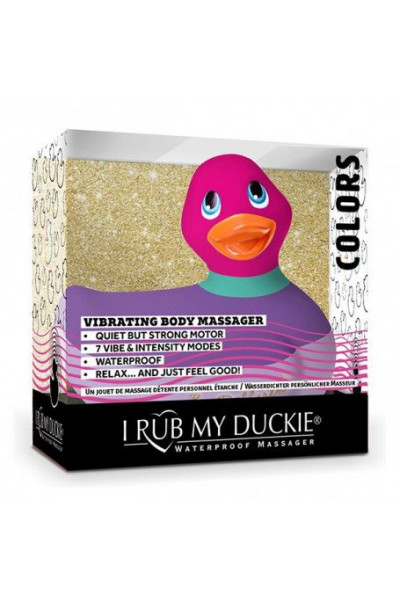 Фиолетово-розовый вибратор-уточка I Rub My Duckie 2.0 Colors Фиолетово-розовый вибратор-уточка I Rub My Duckie 2.0 Colors