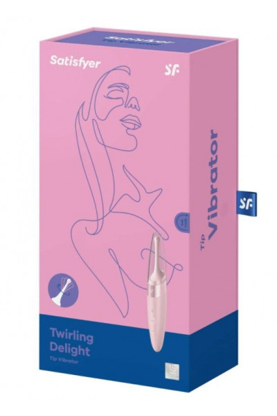 Нежно-розовый точечный стимулятор Twirling Delight Нежно-розовый точечный стимулятор Twirling Delight