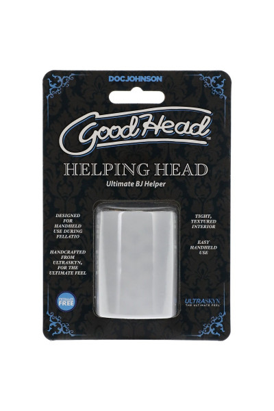 Прозрачный мастурбатор Helping Head