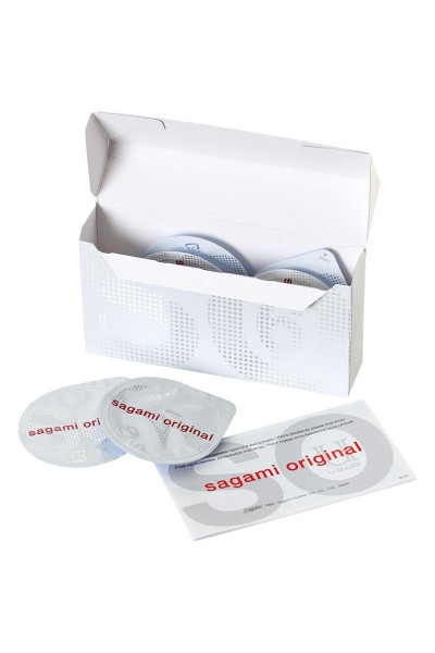 Ультратонкие презервативы Sagami Original 0.02 - 6 шт. Ультратонкие презервативы Sagami Original 0.02 - 6 шт.